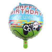 Spielthemen-Party Ballon-Controller Folienballon Umweltfreundlich 6-Farbig Bedruckt für Geburtstagsfeier-Dekorationen