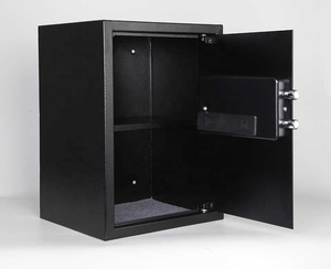 Cassaforte di Sicurezza in Acciaio Nero Basics, Cassetta di Sicurezza Elettronica di Lusso con Tastierino per Contanti e Oggetti di Valore - Product Image 4