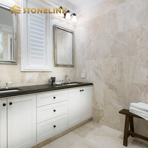 Mármol Aida Premium, Losa de <span class=keywords><strong>Piedra</strong></span> Natural Neutra, Vetas Crema Elegantes, Versátil para Proyectos de Diseño de Interiores y Exteriores - Product Image 6