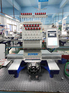 <span class=keywords><strong>Machine</strong></span> <span class=keywords><strong>à</strong></span> <span class=keywords><strong>broder</strong></span> informatique <span class=keywords><strong>à</strong></span> tête unique haute vitesse ZOYER, 9 aiguilles, 12 aiguilles, 15 aiguilles - Product Image 4
