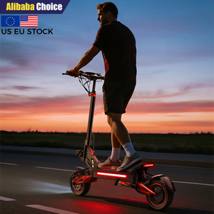 S306 1200w*2 Trottinette électrique à double moteur 10 pouces Tout-terrain Trottinette électrique <span class=keywords><strong>Dualtron</strong></span> 10 pouces Trottinettes électriques pour adultes <span class=keywords><strong>Phare</strong></span> LED - Product Image 3