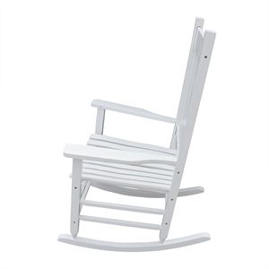 DB Balancín de madera blanca para porche - Product Image 3