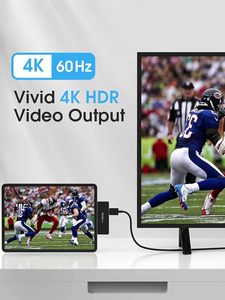 Dockteck iPad Pro <span class=keywords><strong>USB</strong></span> <span class=keywords><strong>C</strong></span> HUB 4K 60Hz <span class=keywords><strong>HDMI</strong></span> 5-in-1อะแดปเตอร์สำหรับ iPad Pro M4 M2 M1 iPad Air 6 5 13 11 3.5มม. สัญญาณเสียง100W PD <span class=keywords><strong>USB</strong></span> 3.0 - Product Image 3
