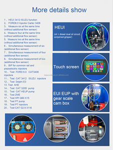 เครื่องทดสอบหัวฉีดคอมมอนเรล HEUI EUI EUP CAMBOX CR1016 ชุดทดสอบปั๊มหัวฉีด อุปกรณ์ทดสอบหัวฉีด CR1016 - Product Image 6