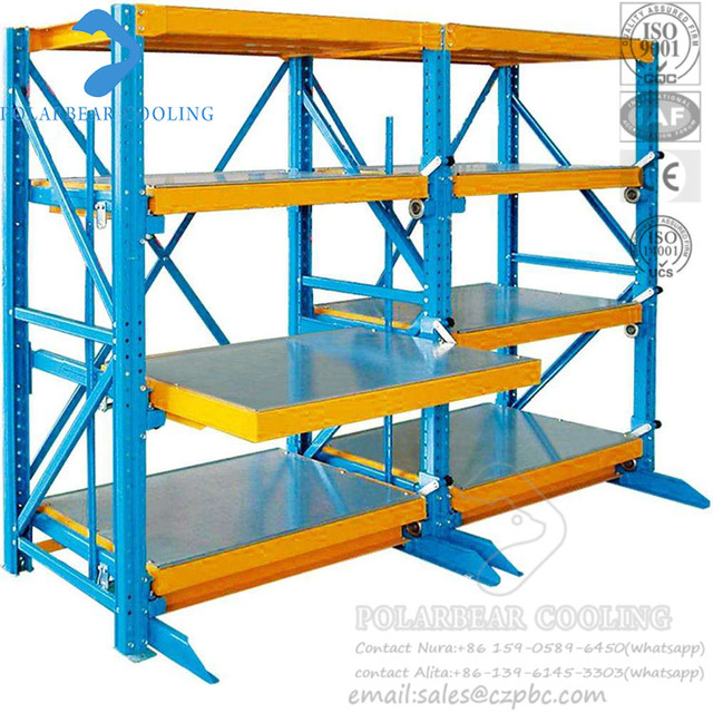 Warehouse Sliding Shelf Mould Storage Steel Racking Shelves