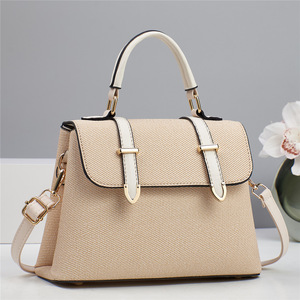 Bolso de Mano Pequeño de Lujo para Mujer, Diseño Cruzado, Patrón Lichee, Cuero PU con Cierre de Cremallera y Dos Correas, Forro de Poliéster - Product Image 6
