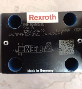 Original R901382318 4WRPEH6C4B12L-3X/M/24A1 วาล์วควบคุมทิศทางแบบตอบสนองสูง NG6 12 ลิตร/นาที 24VDC แบบสัดส่วน - Product Image 4