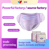 Vente en gros de culottes menstruelles jetables étanches culotte post-partum en coton biologique culotte sanitaire pantalon menstruel
