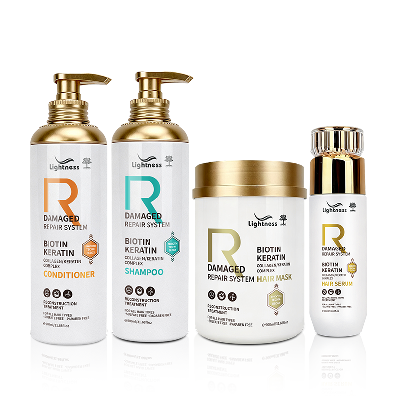 Private Label Natural Gentle Hair Care Sets Moisturizing and Nourishing Curly Hair Shampoo and Conditioner Set