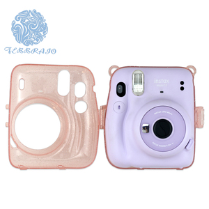 Funda con purpurina para cámara fuiji <span class=keywords><strong>instax</strong></span> <span class=keywords><strong>mini</strong></span> <span class=keywords><strong>11</strong></span>, con correa para el hombro ajustable - Product Image 5