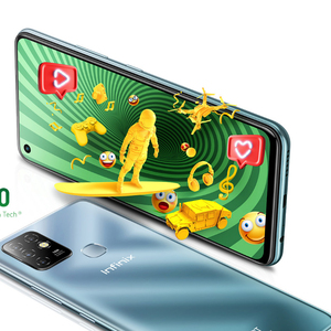 <span class=keywords><strong>Infinix</strong></span> HOT 10 3 Go + 64 Go Version Globale Smartphone Processeur Gaming Helio G70 Écran Infinity-O HD+ de 6,78 Pouces Caméra Quadruple 16 Mpx - Product Image 1
