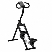 Escaladora ATHSPO Mejorada con Doble Resistencia y Cuerdas Dobles, Pasamanos Curvos Antideslizantes, Escalador de Fitness Interior de Acero Reforzado