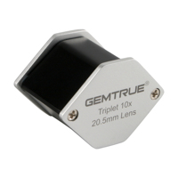 20.5mm 10X Triplet Diamond Loupe Professional Jewelry Magnifier With Distortion Free Optical Lens