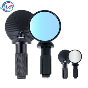 Miroirs rétroviseurs latéraux ronds en verre pour moto miniature de 22 mm, vente en gros, pour vélo électrique - Product Image 1