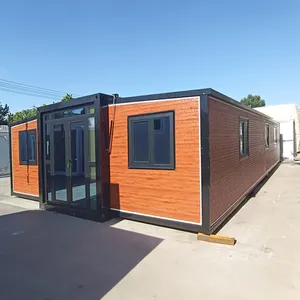Mini maisons mobiles préfabriquées, maisons modulaires, 2 chambres