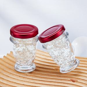 Nieuwe design lege 50ml glazen pot met schroefdeksel voor voedselconservering, pudding, eetbare vogelnestjes, visdarm, honing, jam, kaviaar - Product Image 2