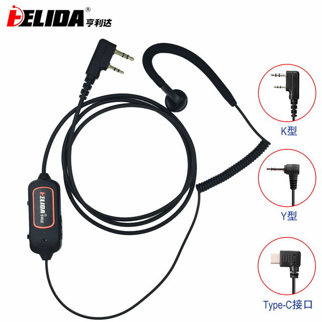 Voice Controlled Headphones Headsets with Microphone for K Model Walkie Talkie