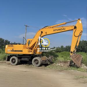 SHIWEN utilisé Hyundai R210w-9 R210w-7 R150w-7 R150w-9 pelle à roues qualité Excavadora De Ruedas avec moteur Cummins vente bon marché - Product Image 3
