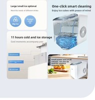 Mini économie d'énergie automatique pour machine à glaçons Bullet avec fenêtre transparente pour la maison et le bureau