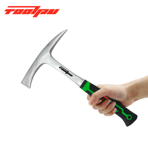<span class=keywords><strong>Marteau</strong></span> <span class=keywords><strong>de</strong></span> <span class=keywords><strong>géologue</strong></span> avec manche antidérapant en fibre <span class=keywords><strong>de</strong></span> verre, <span class=keywords><strong>marteau</strong></span> <span class=keywords><strong>de</strong></span> prospection en acier forgé à froid - Product Image 1