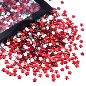 OLeeya 1440 pièces 4*4mm Strass en verre en forme d'étoile, cristaux de qualité salon pour nail art, bijoux d'ongles haut de gamme pour manucure professionnelle - Product Image 2