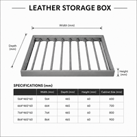 Accessoires de placard de luxe : Porte-pantalons coulissant à extension complète et silencieuse
