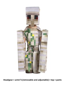 Disfraz de My World para Niños y Niñas, Ropa de Cosplay para Regalo de Cumpleaños, Actuaciones Escénicas, Ropa con Estampado Digital - Product Image 6
