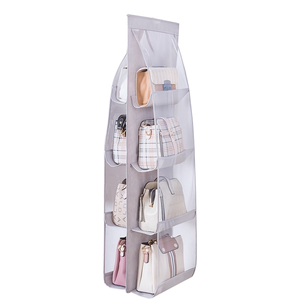 8 tasche portaoggetti trasparenti appeso borsa Organizer pieghevole <span class=keywords><strong>armadio</strong></span> <span class=keywords><strong>organizzatore</strong></span> <span class=keywords><strong>per</strong></span> vestiti scarpe da camera da letto - Product Image 3