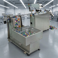 Machine de marquage laser UV automatique pour le codage intérieur et extérieur des bouchons de bouteilles avec système de rejet par inspection visuelle