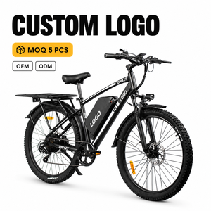 Vélo de montagne électrique FOB Custom DM427, moteur arrière 750W, batterie lithium 48V, cadre en aluminium, 7 vitesses, frein à disque double - Product Image 1