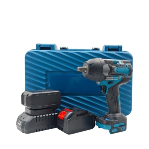 <span class=keywords><strong>Clé</strong></span> <span class=keywords><strong>à</strong></span> chocs sans fil industrielle 21V 700Nm avec 2 batteries lithium-ion, jeu de 8 embouts, 1200W, prix abordable - Product Image 5