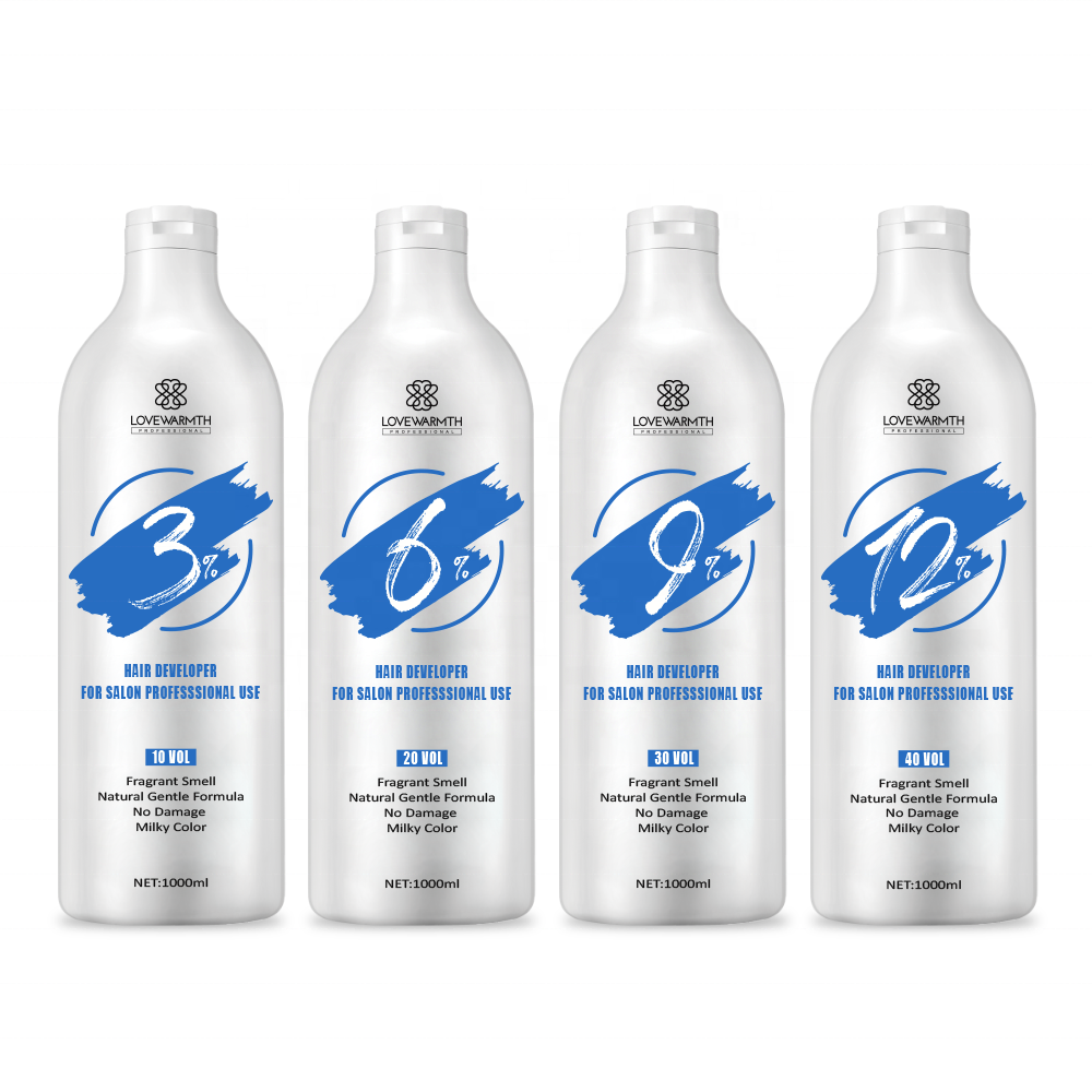 Salon Use Manufacturer Wholesale Hair Peroxide 3% 6% 9% 12% Hair Developer Hair Color Cream Developer