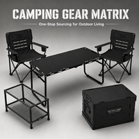 Table de camping pliable |   Table pliante rectangulaire en acier au carbone de 3,4 pieds, hydraulique, sans assemblage, imperméable, résistante à l'huile, 160 lb