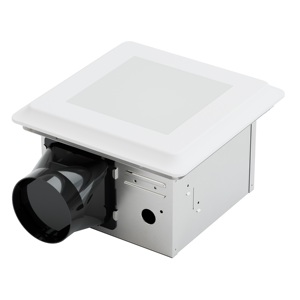 ETL Ventilateur de salle de bains avec lumière, ventilateur de salle de bains de 10 pouces, montage au plafond, ventilateur de ventilation avec lumière pour salle de bains - Product Image 4