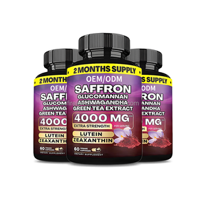 Capsules de complément alimentaire à base de safran naturel pour le soutien émotionnel, OEM ODM avec extrait de safran, vitamine B6, complément alimentaire - Product Image 6