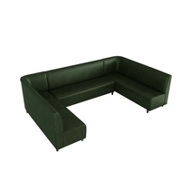 Ensemble de meubles de salon VIP pour hôtel, KTV, bar, canapé-banc en métal et bois de style européen moderne, pour club