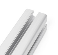 Profilé en T en aluminium série 6000, section de cadre en alliage, extrusion personnalisée, soudage, découpe, pliage de haute précision pour portes et fenêtres Botong
