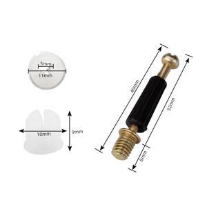 Durable Furniture <b>Hardware</b> Fastener Fittings Cam Connector Screw Connecting Bolt Nut-for Kitchen Bedroom Outdoor Dining Hotel - Product Image 6