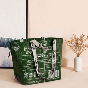 OEM Custom Multi-Color Waterproof Digital Printing Tote Shopping <b>Bag</b> <b>Foldable</b> Reusable Laminated PP Woven Wholesale Gift Logo - Product Image 5