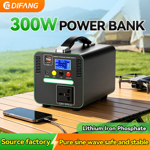 300W Portable <b>Power</b> Station 200WH Energy Storage Battery AC 220V Output / AC outlet UPS Emergency <b>Power</b> <b>Supply</b> Mini ups - Product Image 2