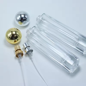 Luxury Custom Mini Square Crimp Clear Empty 15ml 30ml Glass Perfume Bottle with Screen Printing Pump Sprayer and <b>Reed</b> <b>Diffuser</b> - Product Image 3