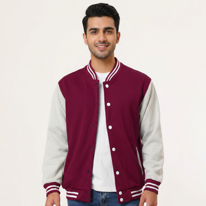 High Quality 100% Wool Versity <b>Jacket</b> for <b>Men</b> Casual Wear Solid Color <b>Thin</b> Style Canvas Fabric - Product Image 1