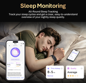 Bracelet intelligent CE FCC Rohs Vigor Ai pour l'analyse du sommeil et de la santé avec GPS/SOS 24h/24, suivi d'activité physique mince et élégant pour un usage quotidien - Product Image 3
