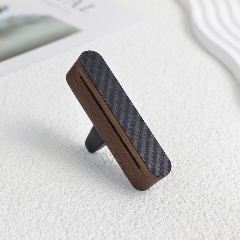 Impression Fibre de Carbone + Noyer. Produits Uniquement.