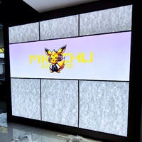 Boîte à lumière LED personnalisée en aluminium avec cadre rectangulaire en alliage d'aluminium, papier Tyvek, 10000 lumens, écologique, décorative, pour la publicité intérieure