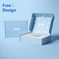 Cajas de Embalaje de Cartón Corrugado para Comercio Electrónico con Logotipo Personalizado en Relieve, Hechas con Materiales Reciclados Biodegradables, Venta al Por Mayor