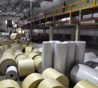 Etiquetas térmicas directas de transferencia térmica Etiqueta de código de barras de alta calidad
