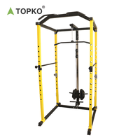 TOPKO Machines de musculation multifonctionnelles à succès, rack à squats, entraîneur fonctionnel de salle de sport, barre de musculation, rack à squats
