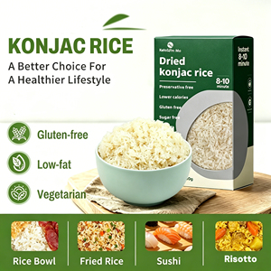Arroz Shirataki Sin Gluten, Sabor Puro, Reemplazo de <span class=keywords><strong>Comidas</strong></span>, Control de Peso, Alimento Keto, Arroz Konjac Seco, Venta al Por Mayor Personalizada - Product Image 3