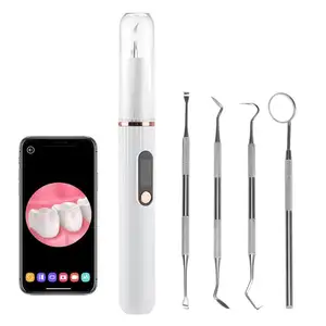 جهاز تبييض الأسنان, جهاز Led مبتكر لتبييض الأسنان بتقنية الموجات فوق الصوتية ، نظام App ، منظف أسنان كهربائي ، قشارة أسنان مرئية مع كاميرا